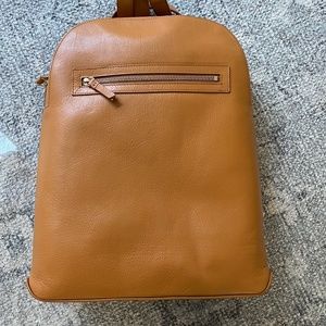 Mark and Graham Zoe Leather Backpack NWT